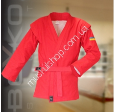 Куртка красная Boyko Sport Sambo 20050001. Магазин Muskulshop