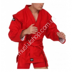 Куртка красная Green Hill Самбо Junior SC-2001 155. Магазин Muskulshop
