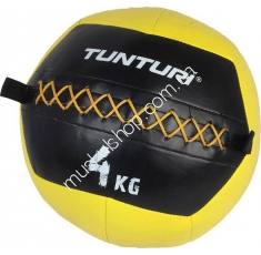 Набивной мяч Tunturi Wall Ball Yellow 14TUSCF009. Магазин Muskulshop