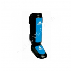 Защита голени и стопы Adidas ADITSN01BU синяя. Магазин Muskulshop