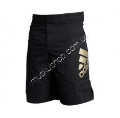 Шорты Adidas Boxing Short ADICSS52 L черно-золотые. Магазин Muskulshop