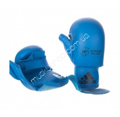 Перчатки Adidas 611.12Z синие L. Магазин Muskulshop