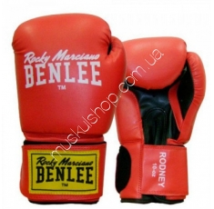 Перчатки Benlee Rocky Marciano 194007 red/blk 10oz. Магазин Muskulshop