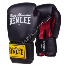 Перчатки Benlee Rocky Marciano 194007 blk/red 10oz. Магазин Muskulshop