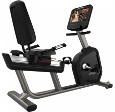 Горизонтальный велотренажер Life Fitness Integrity Lifecycle D SE3 HD. Магазин Muskulshop
