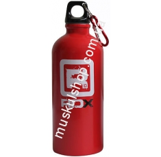 Бутылка для воды RDX Aluminium Red 600ml. Магазин Muskulshop