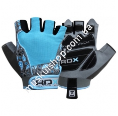 Перчатки для фитнеса женские RDX Blue. Магазин Muskulshop