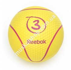 Медицинский мяч Reebok RAB-40123YL. Магазин Muskulshop