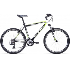 Велосипед СТМ Terrano 1.0 black green. Магазин Muskulshop