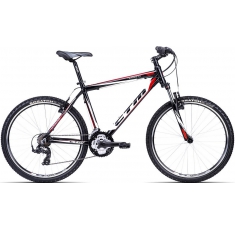 Велосипед СТМ Terrano 1.0 black red. Магазин Muskulshop