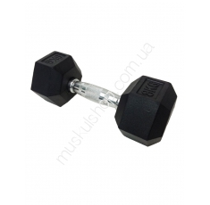 Гантель шестигранная 8 кг DD 6442-8. Магазин Muskulshop