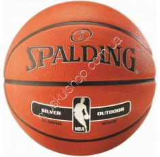 Мяч баскетбольный Spalding NBA Silver NBA-SL-OUT 7. Магазин Muskulshop