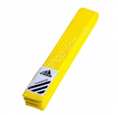 Пояс Adidas BT-Club adiB220 желтый 200. Магазин Muskulshop