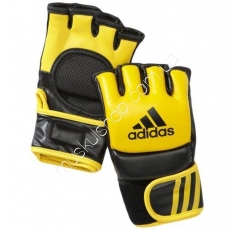 Перчатки для MMA Adidas ADICSG041 желтые. Магазин Muskulshop