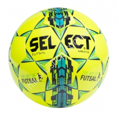 Футбольный мяч Select Futsal Mimas yellow. Магазин Muskulshop