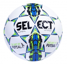 Футбольный мяч Select Futsal Attack shiny white. Магазин Muskulshop